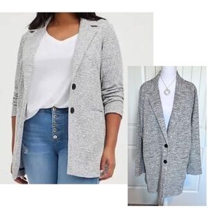 NWT Torrid Boyfriend Trench Blazer Sz 2x 18-20